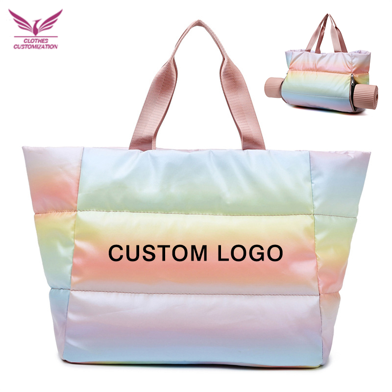 Yoga Fitness Gym Photos - Yogamat Tas Dames Sporttas aangepast logo