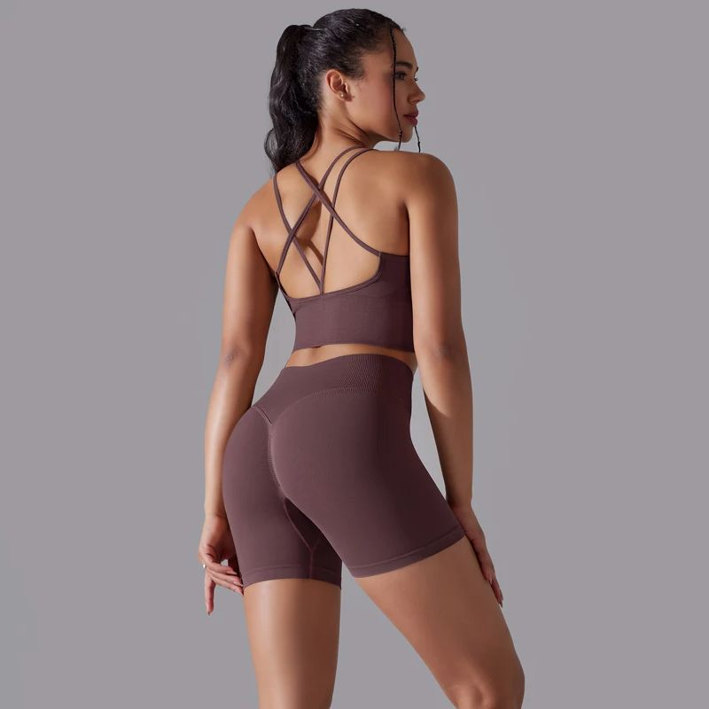 Yoga Fitness Leggings - Sexy Yoga Sets Dames Trainingspak Naadloze