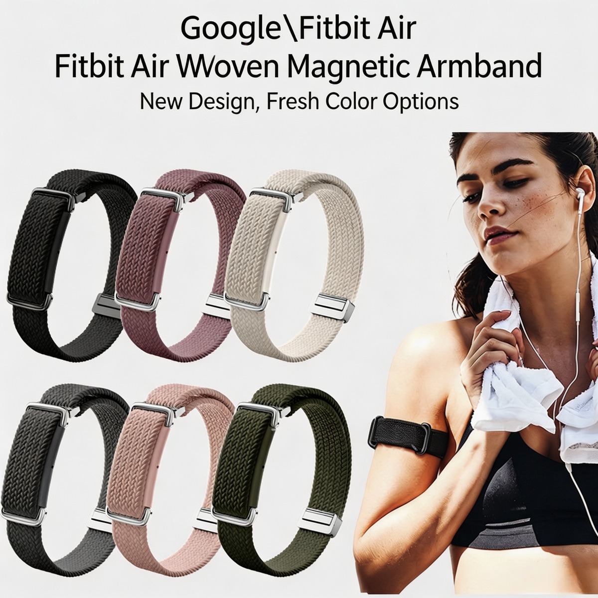 Wrist Wraps Fitness - Nylon polsband & armband voor Google