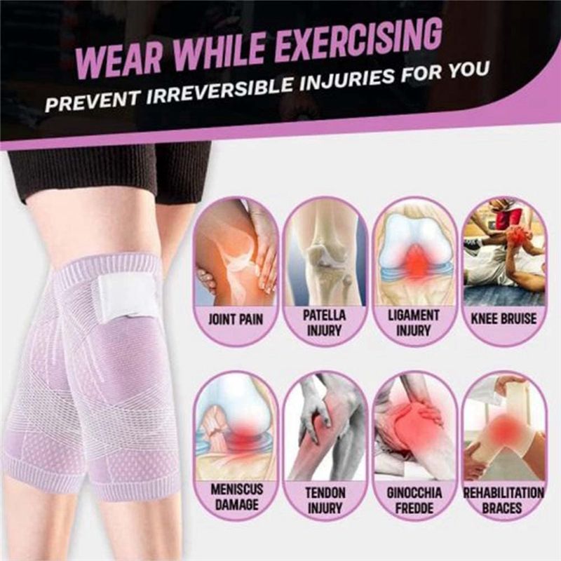 Knee Sleeve Compression - POPULAR-2 PCS Sport Unisex Kniebeschermers, Meniscusbeschermers,