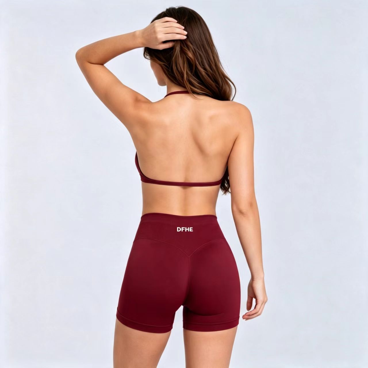 Yoga Fitness Leggings - DFHE Dames High Waist Fitness Workout