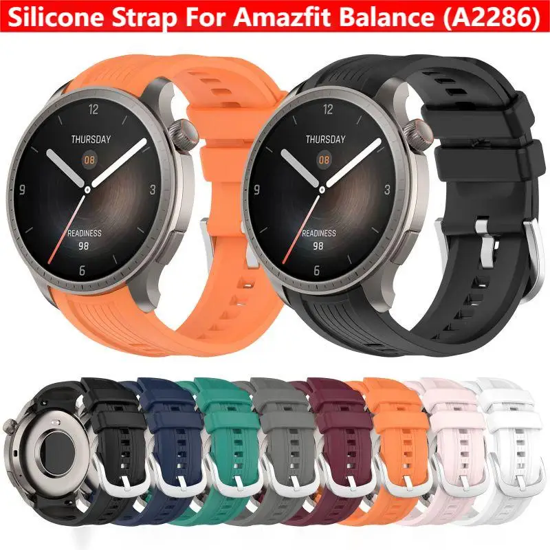 Wrist Wraps Fitness - Siliconen band voor Amazfit Balance A2286