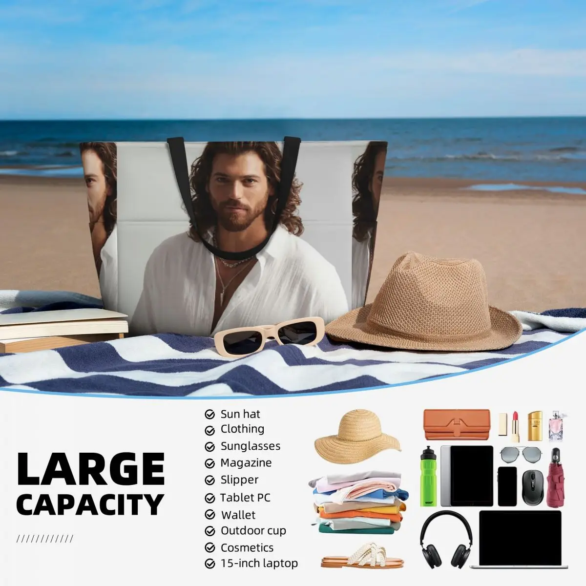 Actor Can Yaman Photo Beach To - Yoga Fitness Gym Photos recensie en prijs