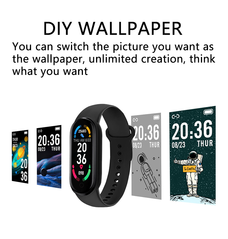 M6 Smart Watch Heren Dames Fit - Wrist Wraps Fitness recensie en prijs