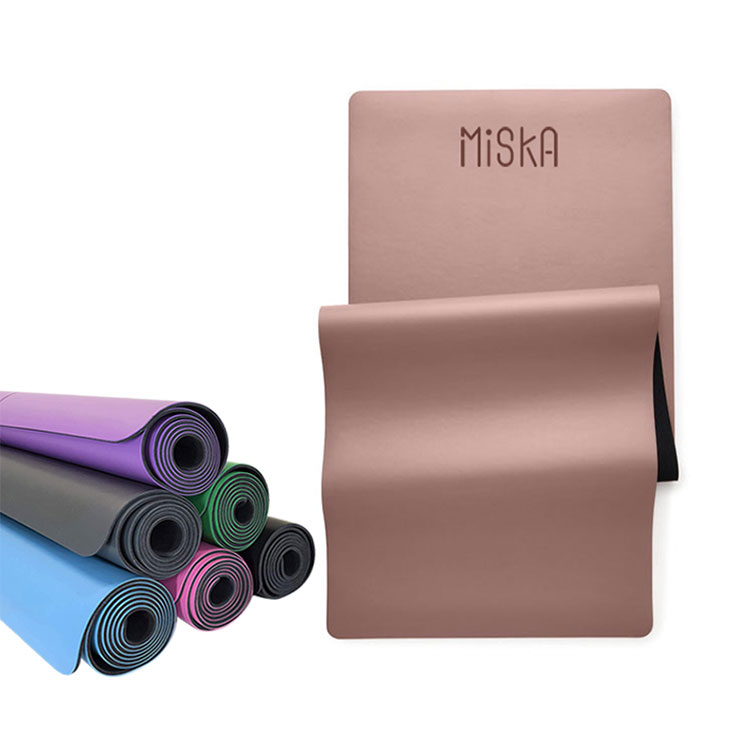 Yogamatten Aangepast logo Eco- - Yoga Fitness Logo Design recensie en prijs