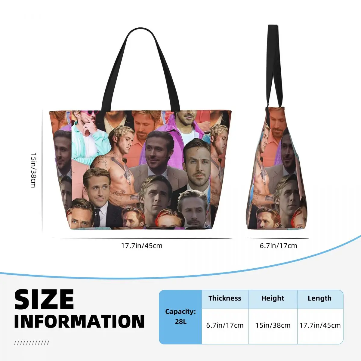 Ryan Gosling Fotocollage Stran - Yoga Fitness Gym Photos recensie en prijs