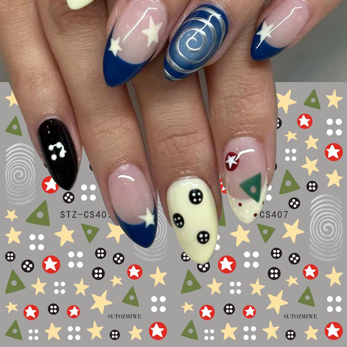2 stks Y2K Retro Coraline Nail - Core Slider recensie en prijs
