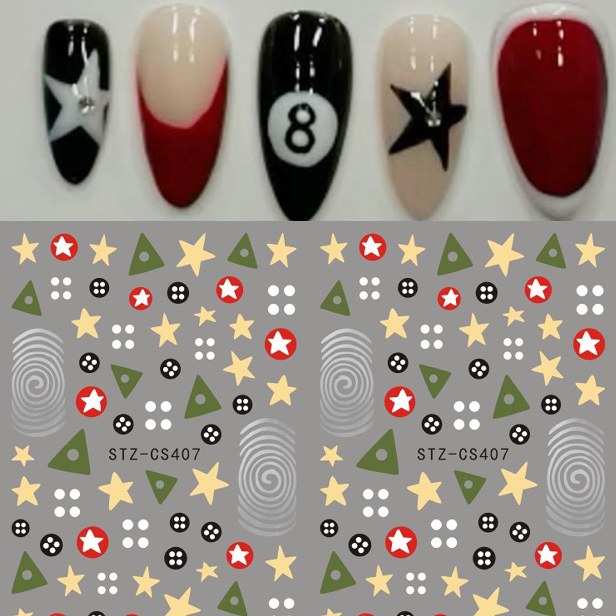 2 stks Y2K Retro Coraline Nail - Core Slider recensie en prijs