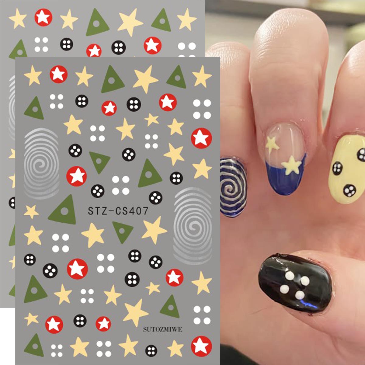 2 stks Y2K Retro Coraline Nail - Core Slider recensie en prijs