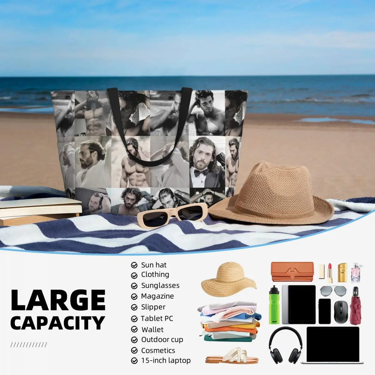 Actor Can Yaman Photo Beach To - Yoga Fitness Gym Photos recensie en prijs