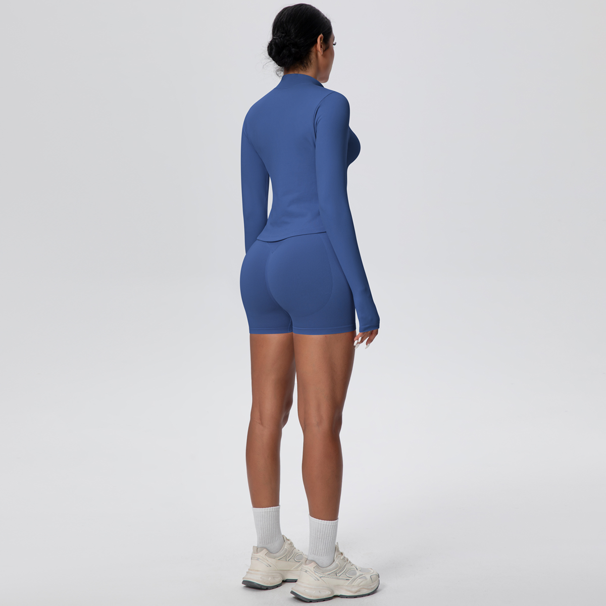 2 stks/set Effen Kleur Gym Spo - Yoga Fitness Jacket recensie en prijs