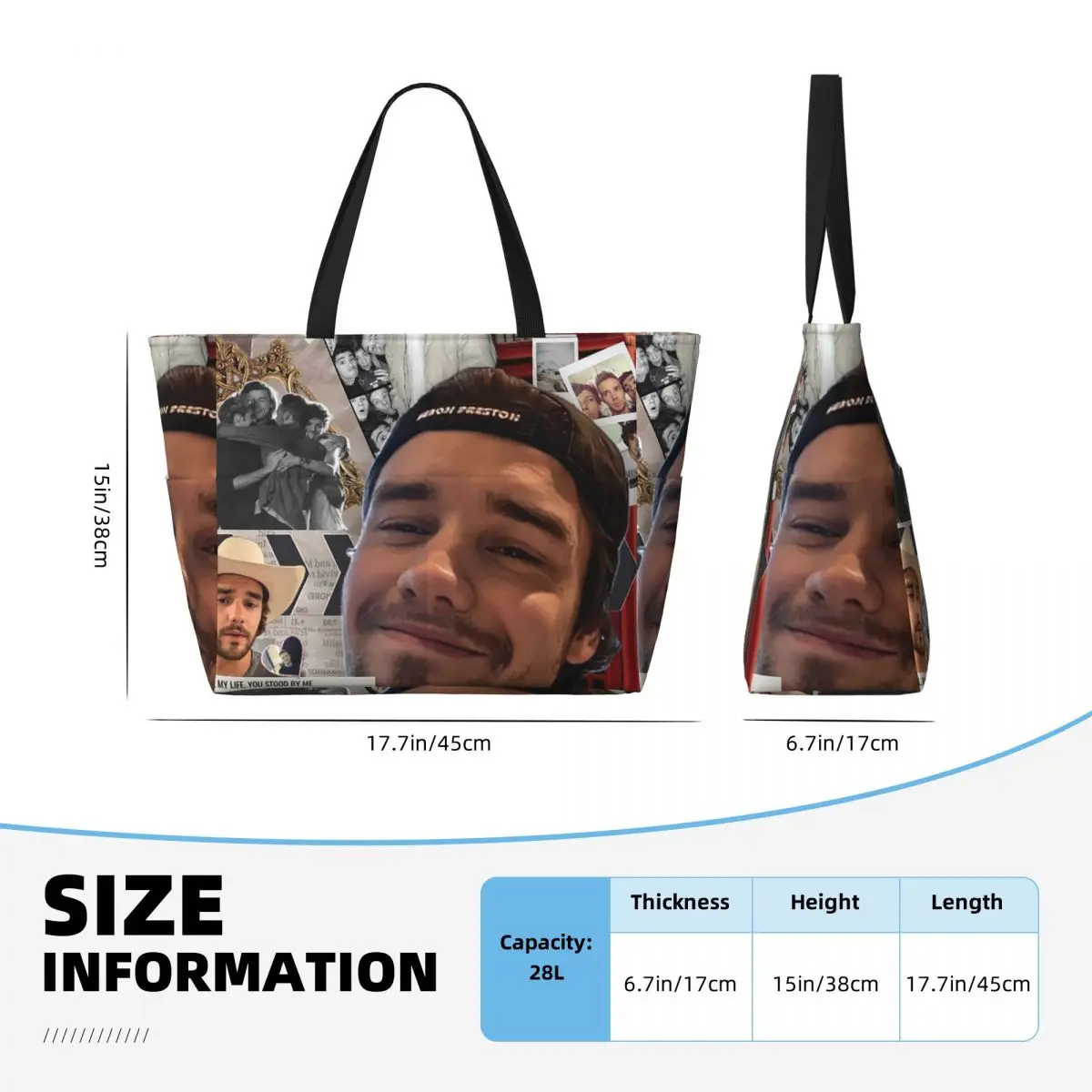 Liam Payne Fotocollage Strandt - Yoga Fitness Gym Photos recensie en prijs
