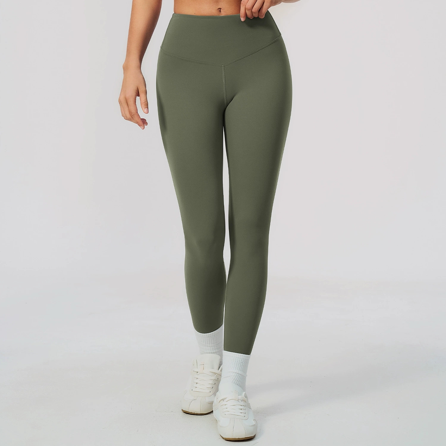 Effenkleurige yogabroek voor d - Yoga Fitness Leggings recensie en prijs