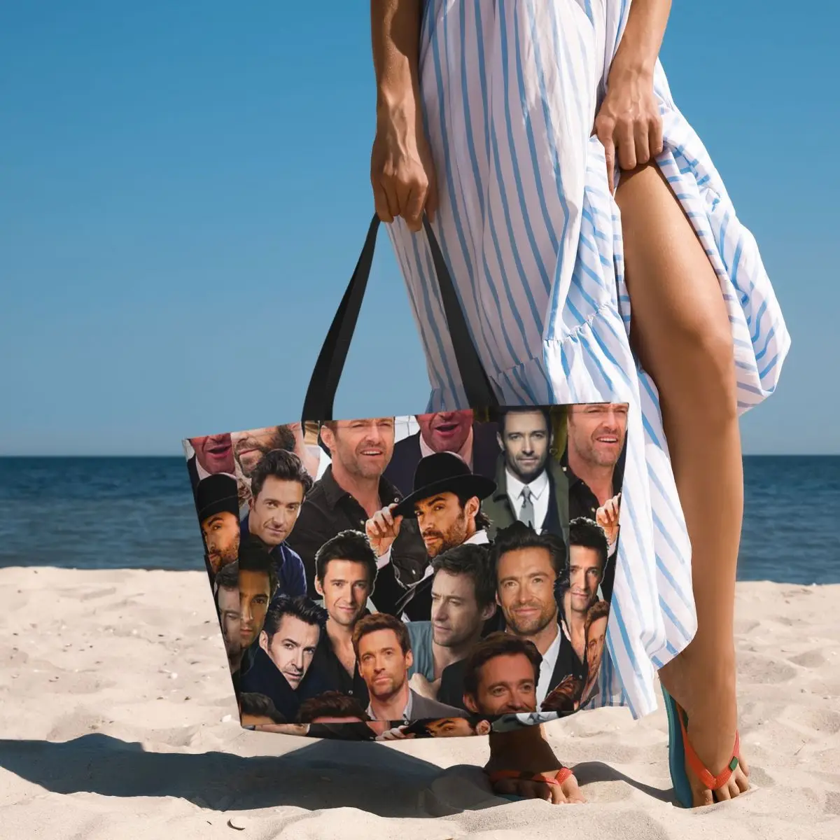 Hugh Jackman Fotocollage Stran - Yoga Fitness Gym Photos recensie en prijs