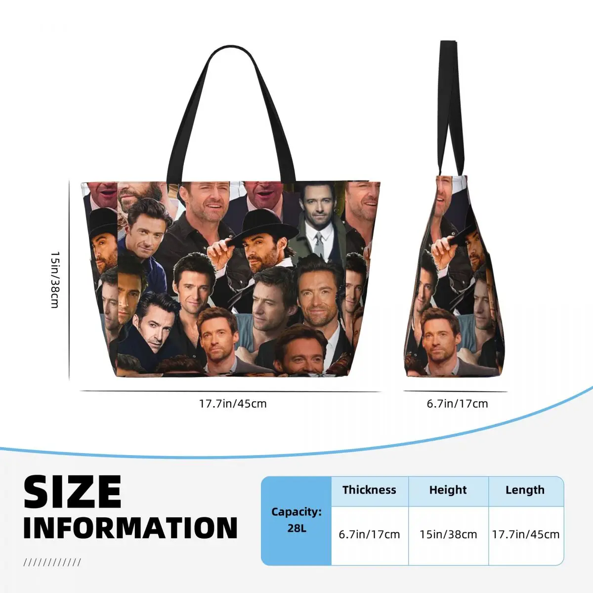 Hugh Jackman Fotocollage Stran - Yoga Fitness Gym Photos recensie en prijs