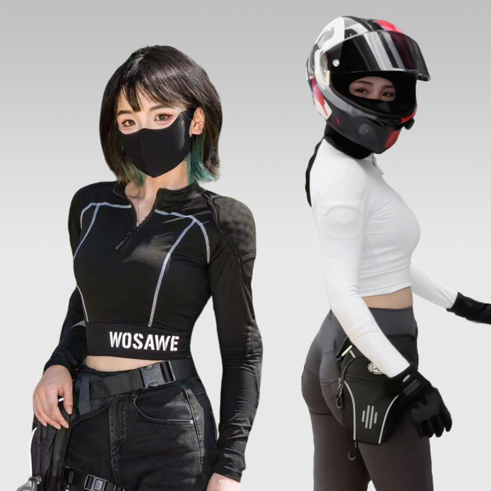 WOSAWE Casual rijjas motorjas  - Yoga Fitness Jacket recensie en prijs