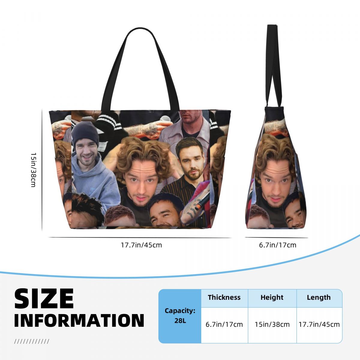 Liam Payne Fotocollage Strandt - Yoga Fitness Gym Photos recensie en prijs