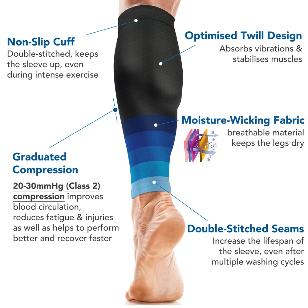 1 paar Kalf Compressie Mouw 20 - Knee Sleeve Compression recensie en prijs