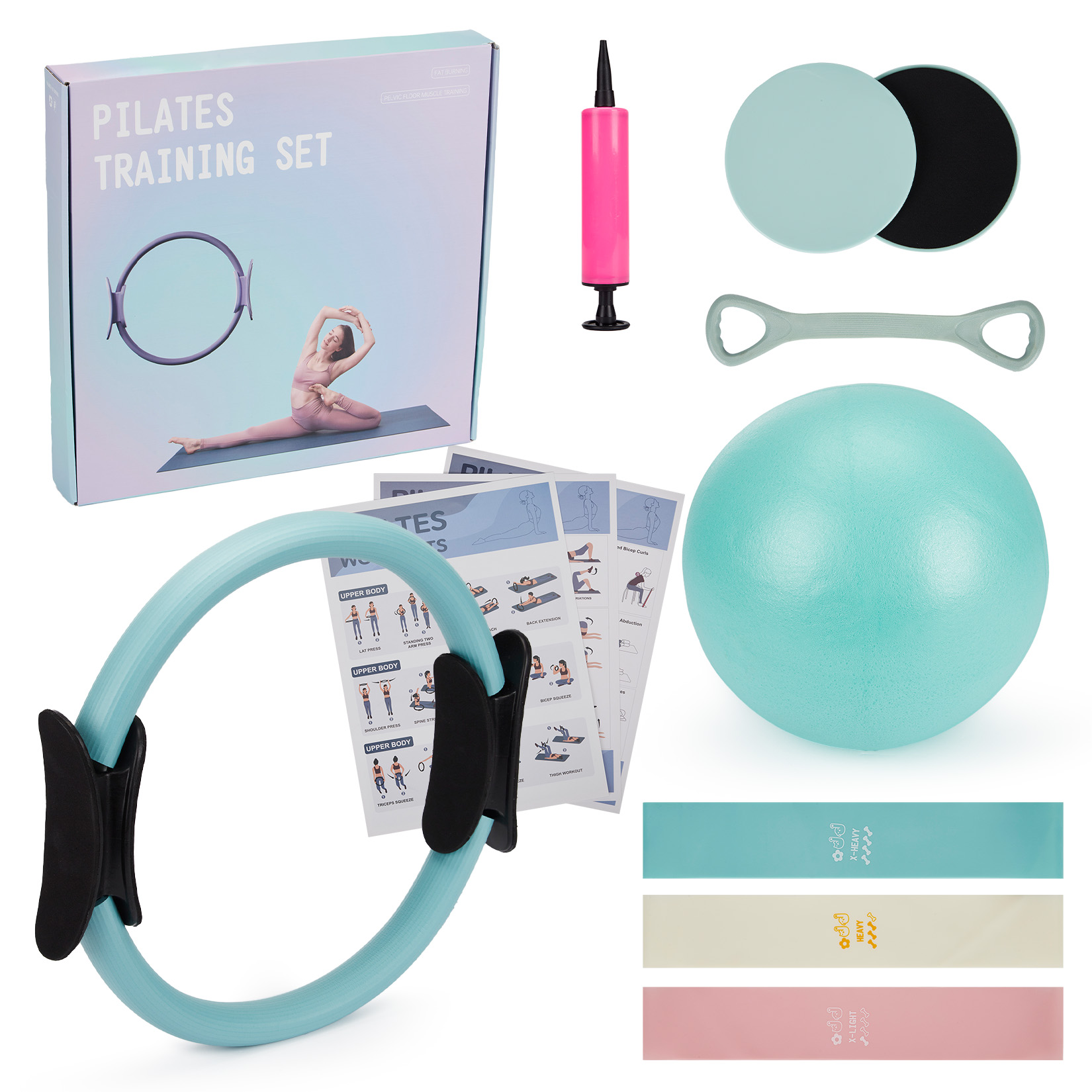 Pilates trainingsset, 6-in-1 p - Core Slider recensie en prijs
