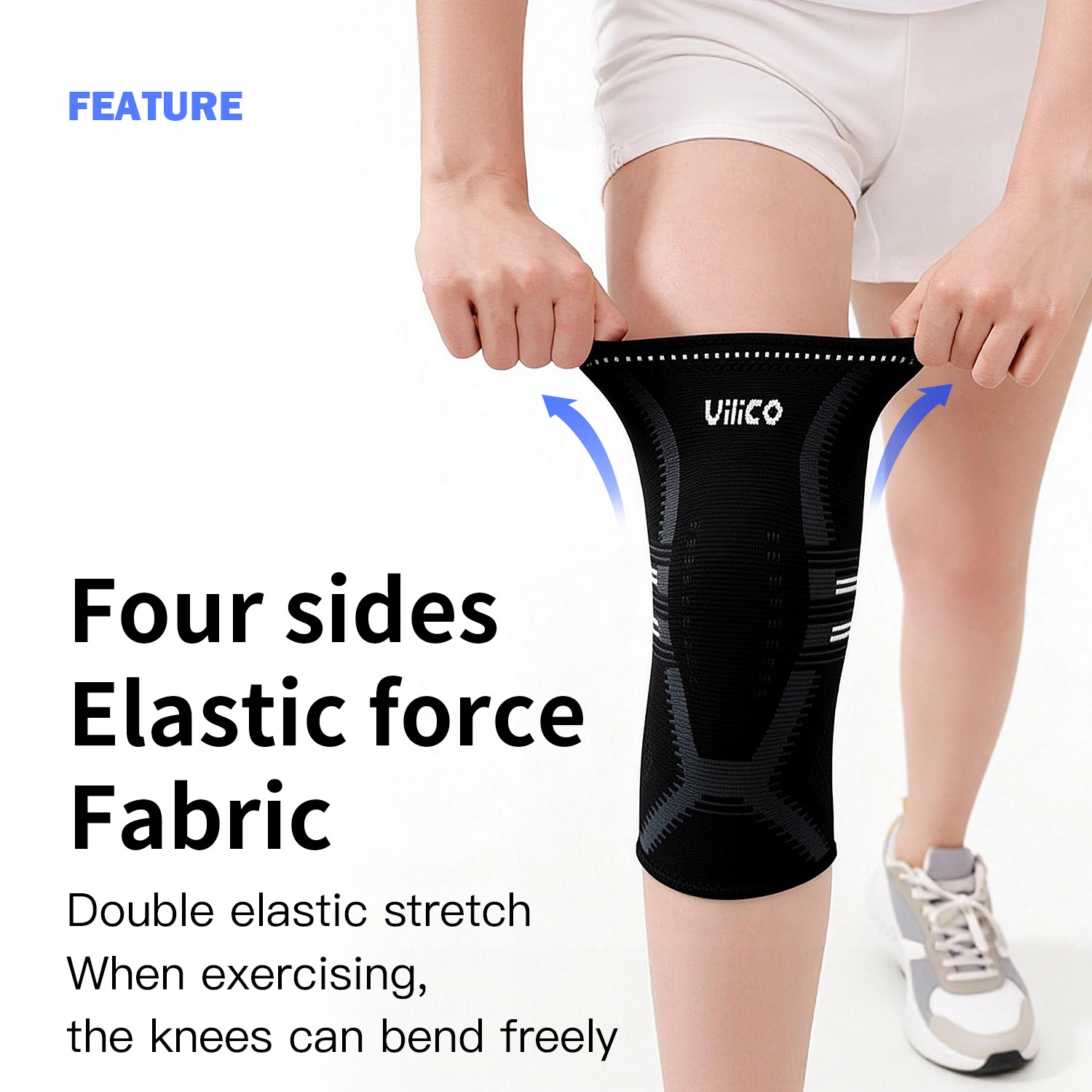 1 stuks kniebrace voor dames & - Knee Sleeve Compression recensie en prijs